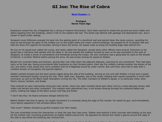 riseofcobra/riseofcobra screenshot