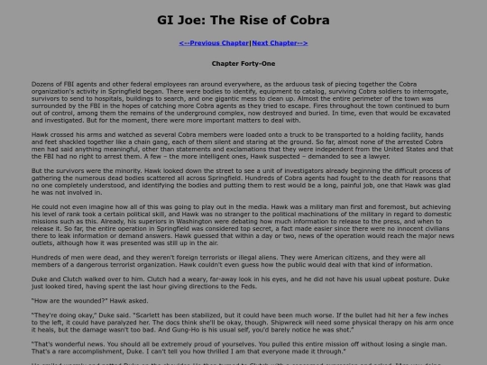 riseofcobra/riseofcobra41 screenshot