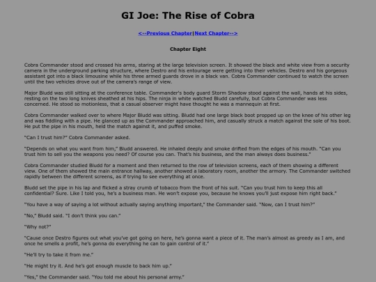 riseofcobra/riseofcobra8 screenshot