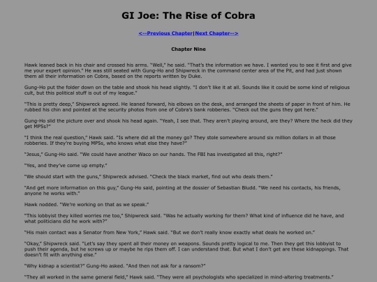 riseofcobra/riseofcobra9 screenshot