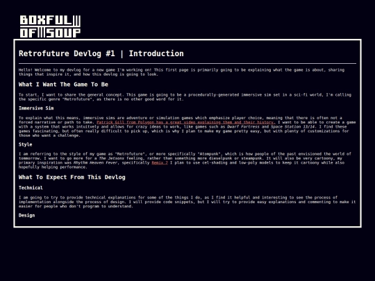 devlog/retrofuture1 screenshot