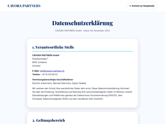 datenschutz screenshot