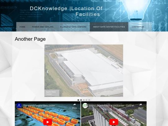 facilities screenshot