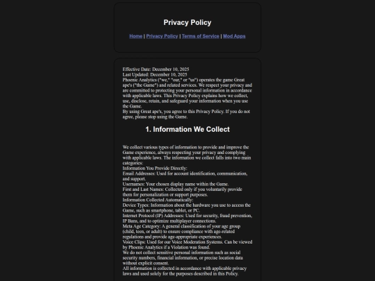 privacy-policy screenshot