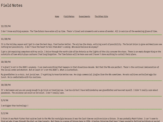 notes screenshot
