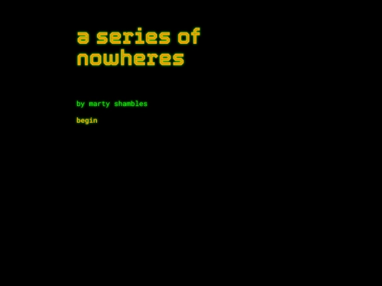 nowheres screenshot