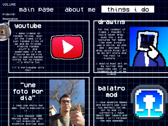 projects screenshot