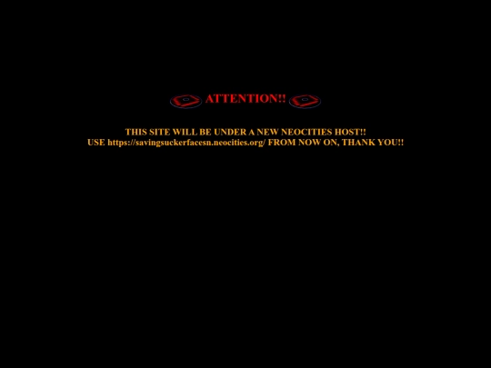 WARNING screenshot