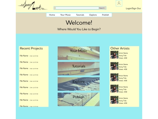 home screenshot