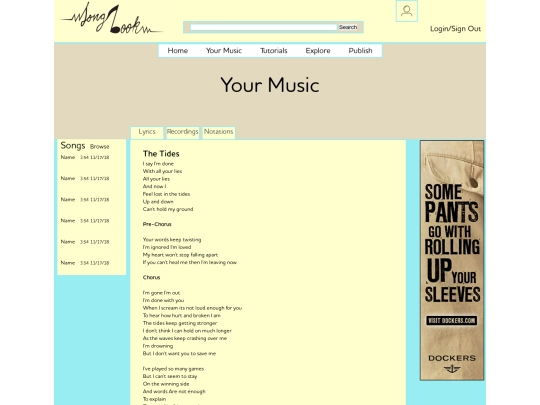yourmusic screenshot