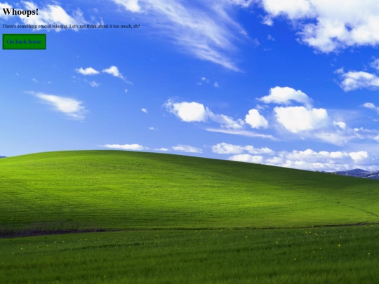 not_found screenshot