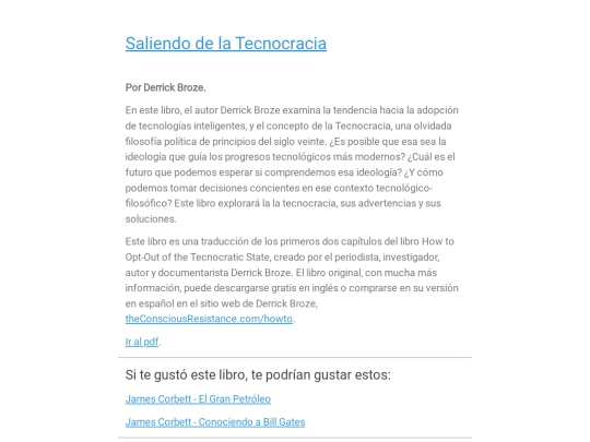 saliendodelatecnocracia screenshot