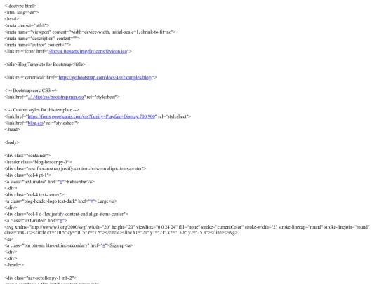 blog screenshot