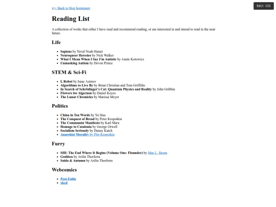 blog/readinglist screenshot