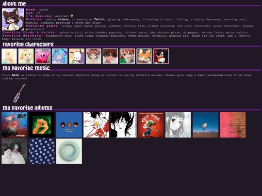 pages/about screenshot