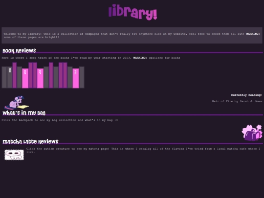 pages/library screenshot