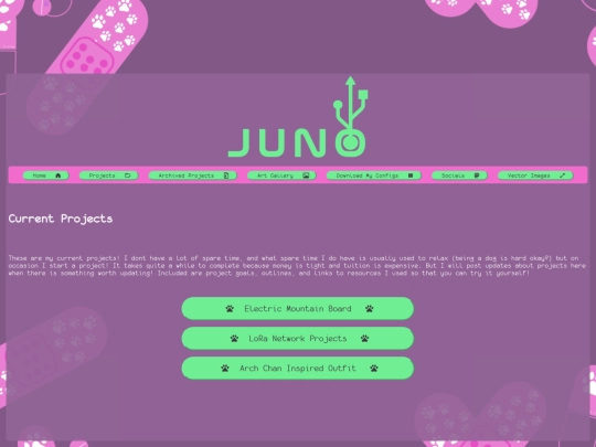 projects screenshot