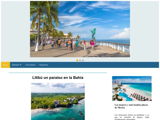 Página web Turistica/Litibu screenshot