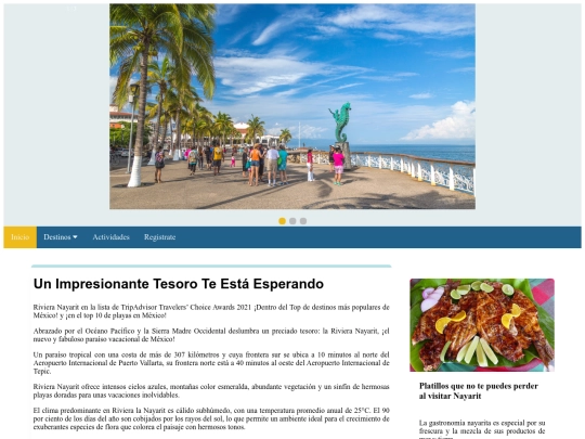 Página web Turistica/Página Web Turistica screenshot