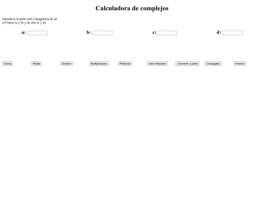 Calculadora screenshot