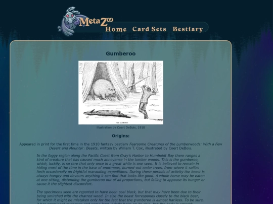 beastiary/gumberoo screenshot