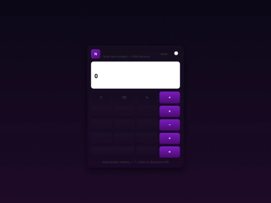 Calculadora /Index screenshot