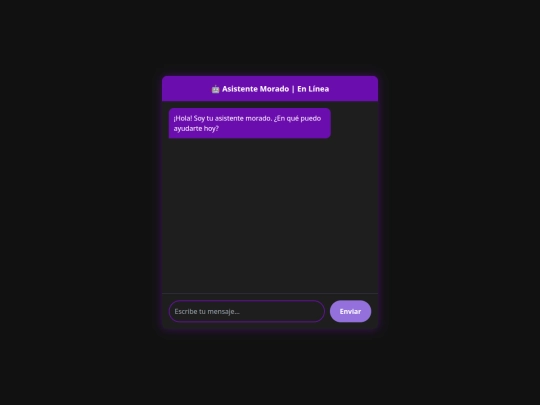 Chatbot screenshot