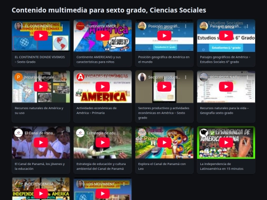 Ciencias Sociales/Vdeo screenshot