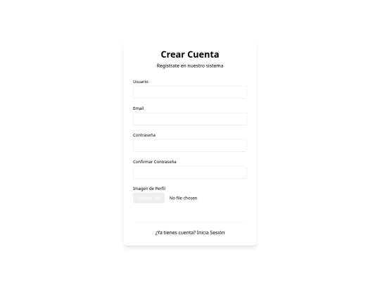 Comercio electronico/Login/register screenshot