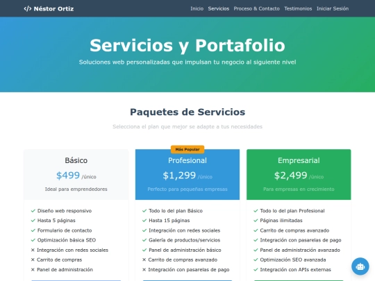 F C Electrónico 0/portfolioservices screenshot