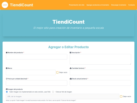 TiendiCount (Gemini) screenshot