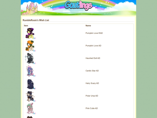 wishlist/1 screenshot