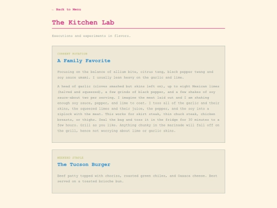 food screenshot