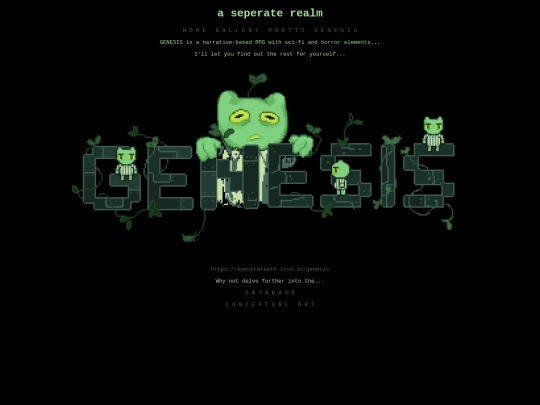 genesis screenshot