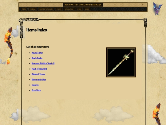 pages/indexes/items-index screenshot