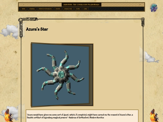 pages/items/artifacts/azura-star screenshot