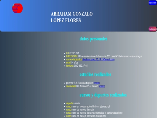 index screenshot