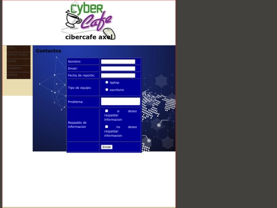 paginas/contactos screenshot