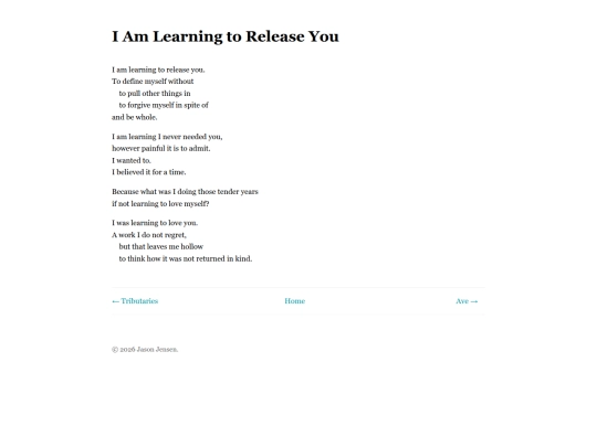 i-am-learning-to-release-you screenshot