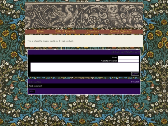 testpage screenshot