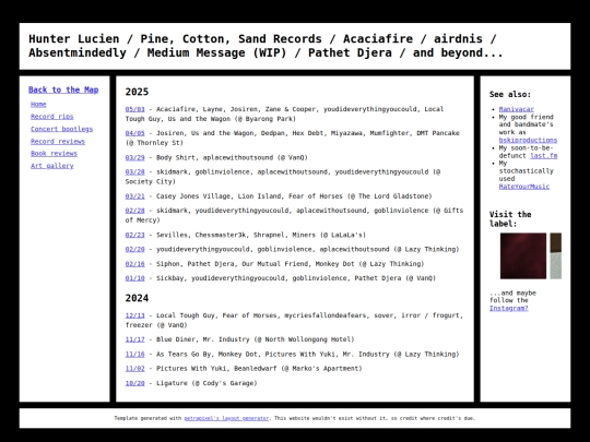 concertbootlegs screenshot