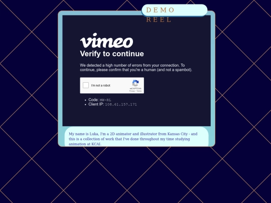 demoreelsite screenshot