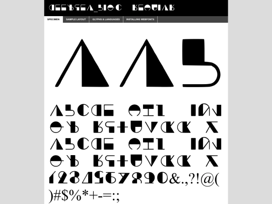 Splatoon Font Kit/deepsea_block-demo screenshot