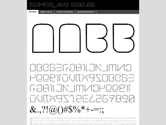 Splatoon Font Kit/deepsea_line-demo screenshot