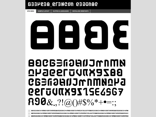 Splatoon Font Kit/deepsea_stencil-demo screenshot