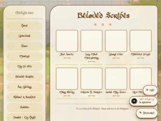 beloved-scribes screenshot