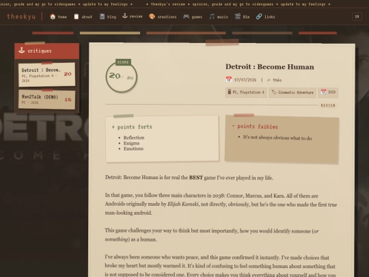 critique2 screenshot