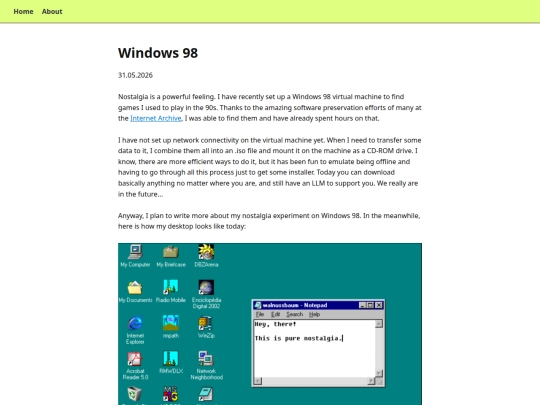 blog/windows98 screenshot
