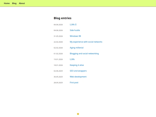 pages/blog screenshot