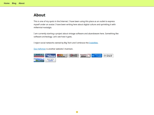 posts/about screenshot